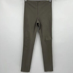 Lauren Vidal Taupe‎ Dress Pants Slim Leg Zip Up Pants Women's Size T1 Small